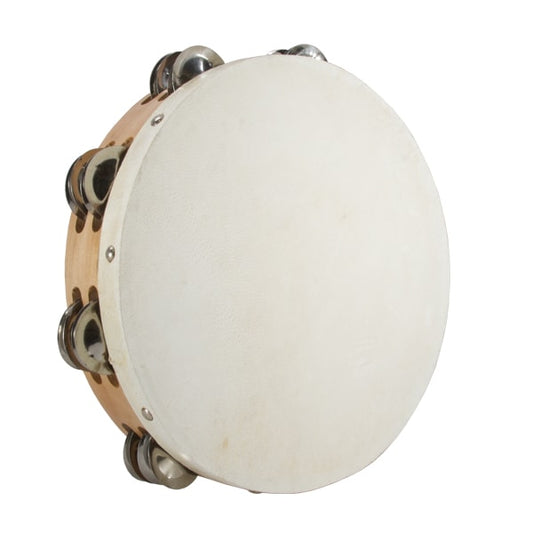 Tambourine with Skin Head, Double-row