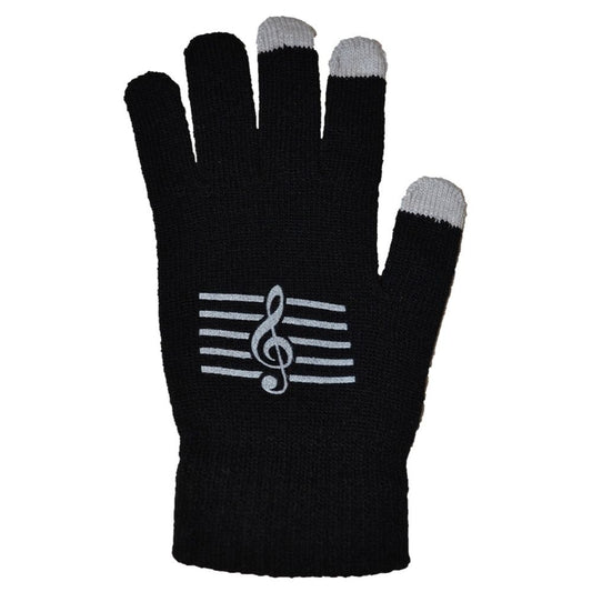 Touchscreen Gloves, Treble Clef