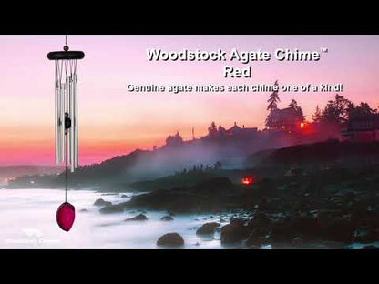 Agate Chime - Small, Red - by Woodstock Chimes