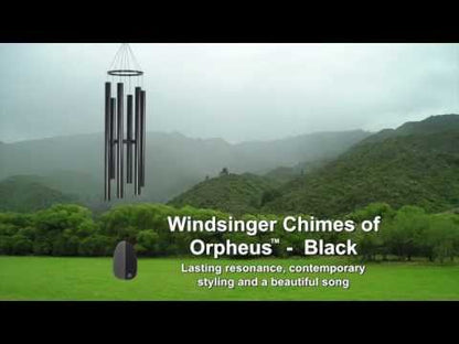 Windsinger Chimes of Orpheus™ - Black - by Woodstock Chimes