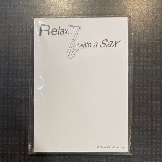 Notepad, Relax with a Sax