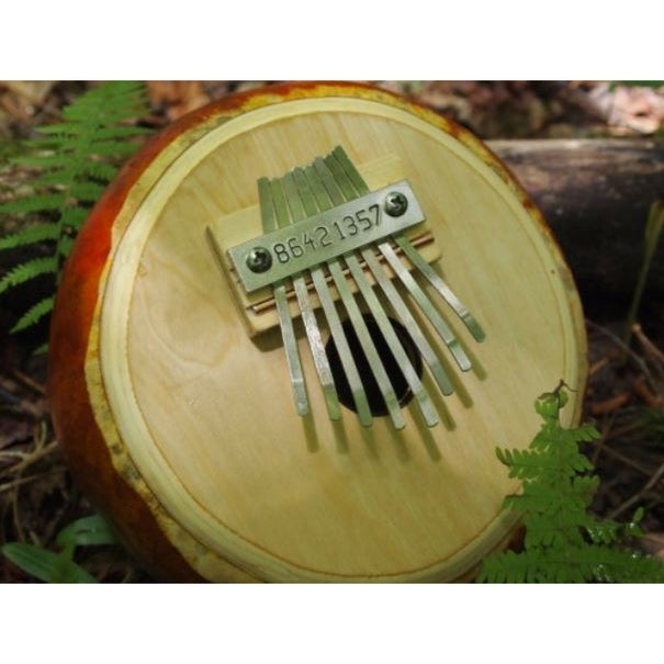 Kalimba Thumb Piano, 8-Key Canteen Gourd