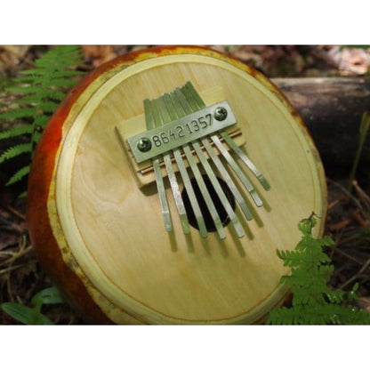 Kalimba Thumb Piano, 8-Key Canteen Gourd