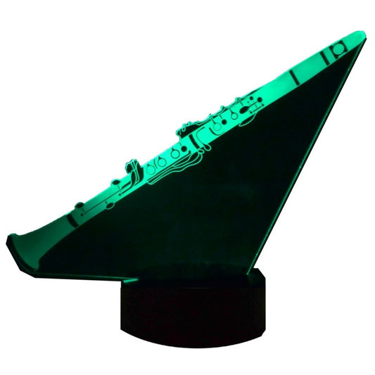 3-D Illusion Color-Changing Lamp, Clarinet