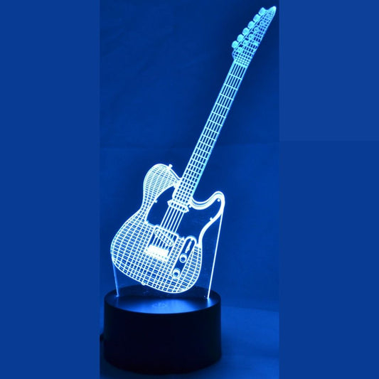 3-D Illusion Color-Changing Lamp, Guitar, Electric - Fender Telecaster