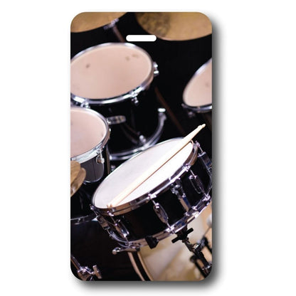 Luggage Tag, Photo - Drum Set