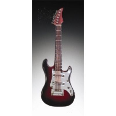 3-D Magnet, Electric Guitar, Stratocaster, Brown