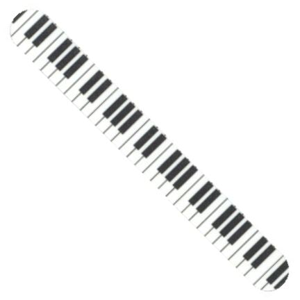 Nail File, Piano Keyboard