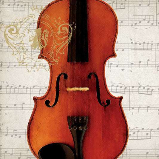 Violin Luncheon Napkins