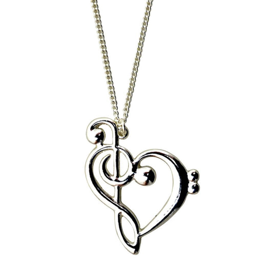 Necklace, Heart of Clefs