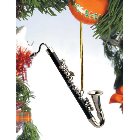 Bass Clarinet Christmas Ornament