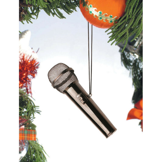 Microphone Christmas Ornament