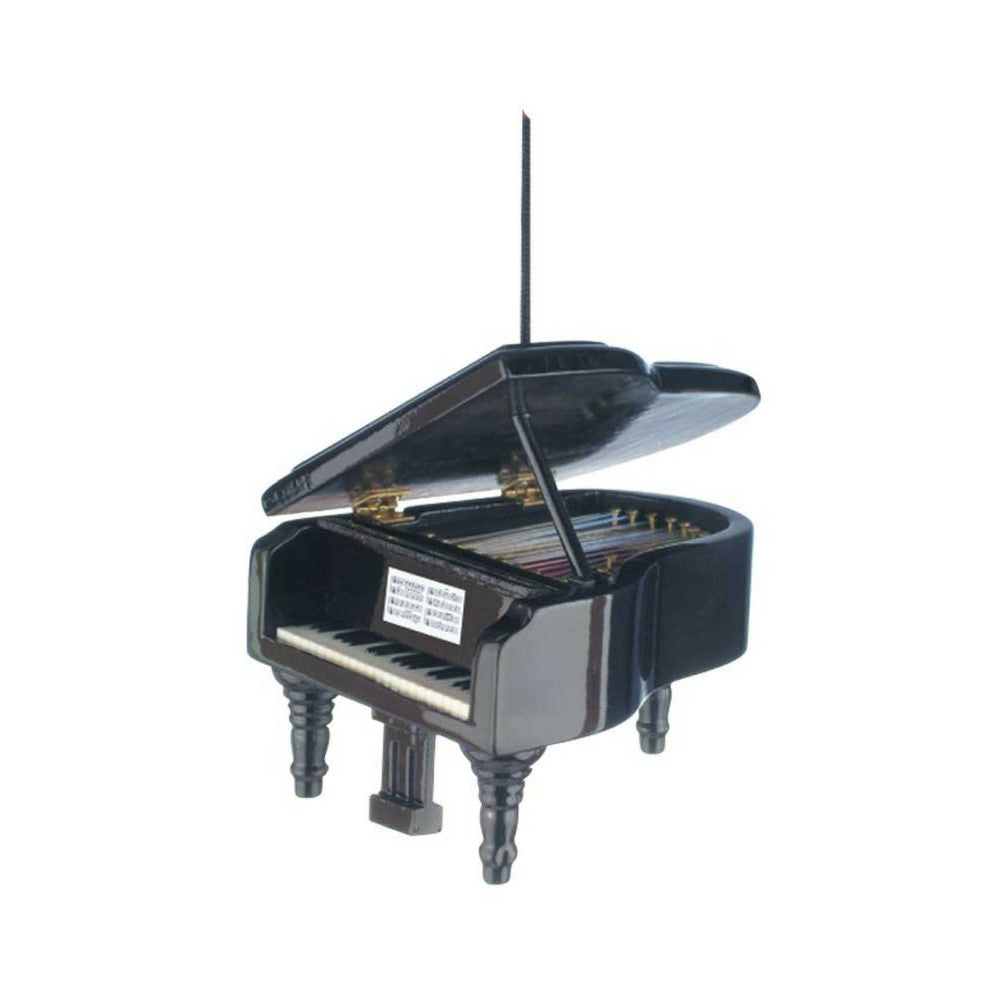 Grand Piano Ornament, Black