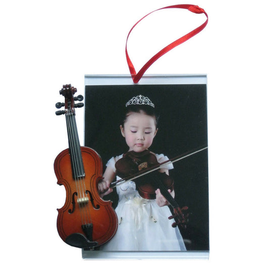 Music Picture Frame Ornament, Violin / Viola
