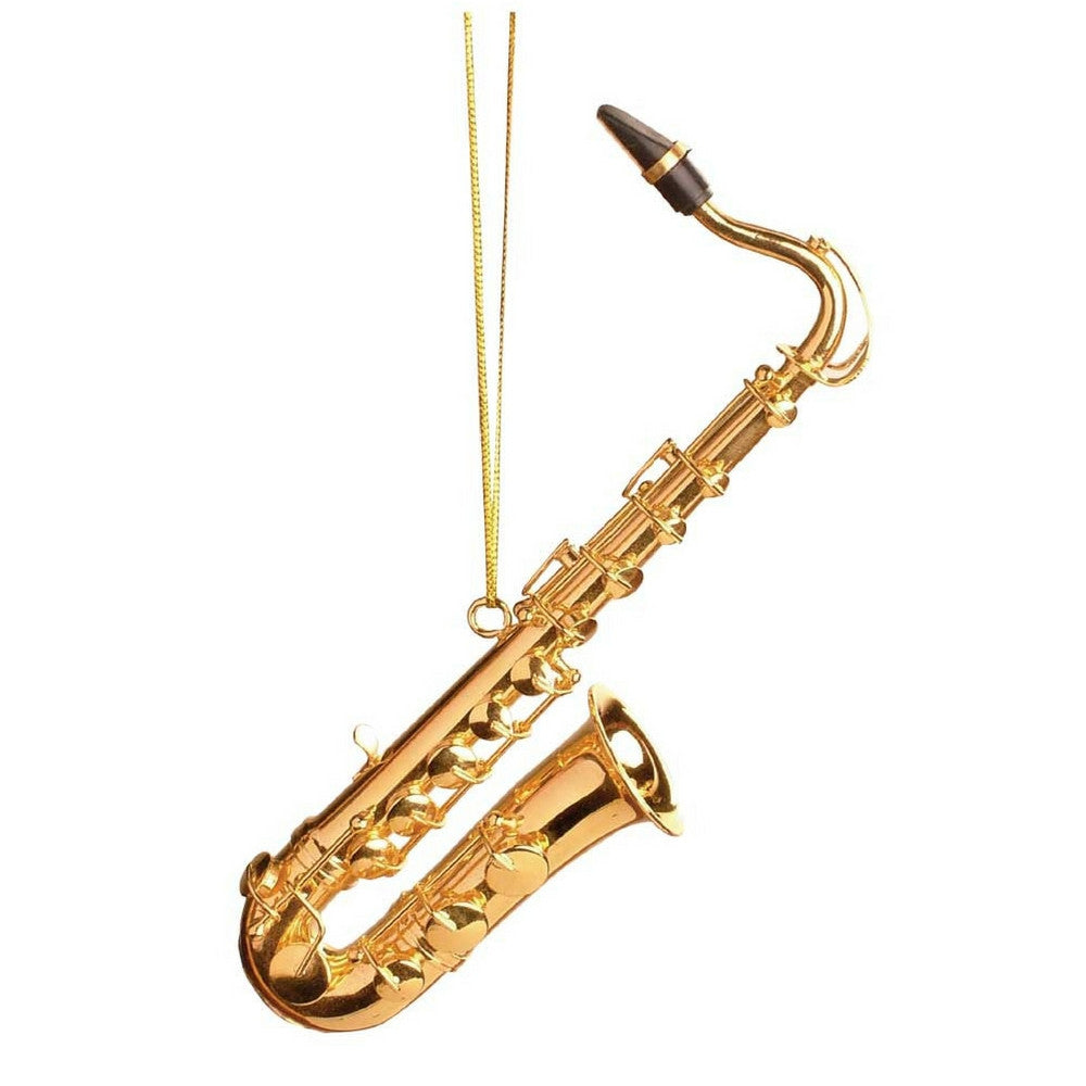 Saxophone Christmas Ornament, Tenor Sax