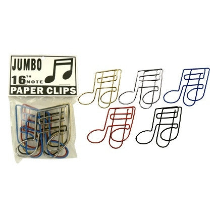 Paper Clips, Jumbo 16th Music Notes