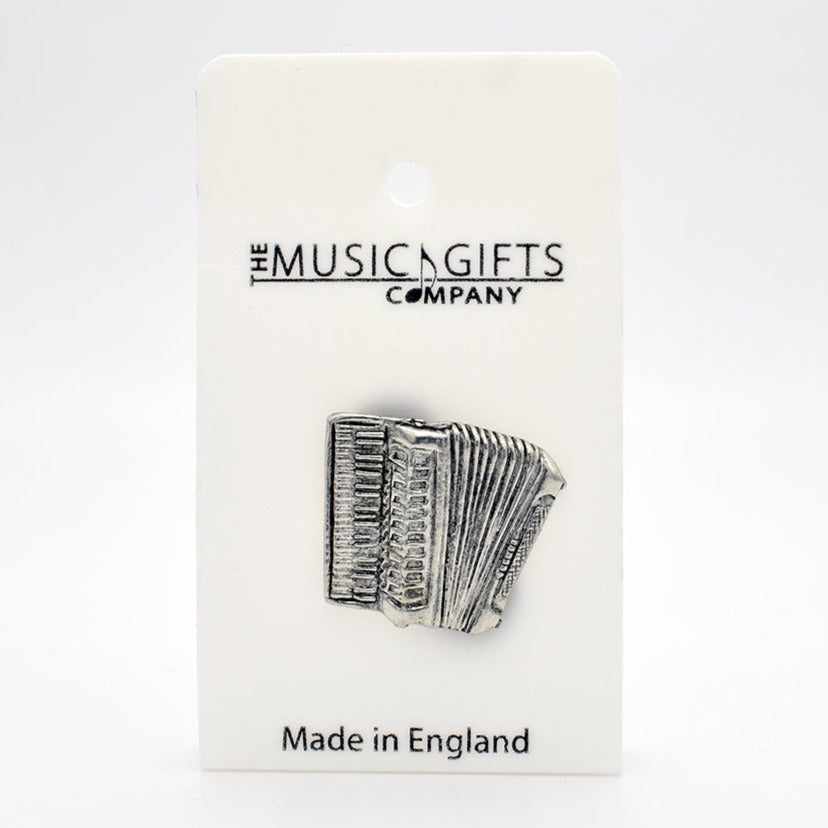 Pin, Pewter - Accordion
