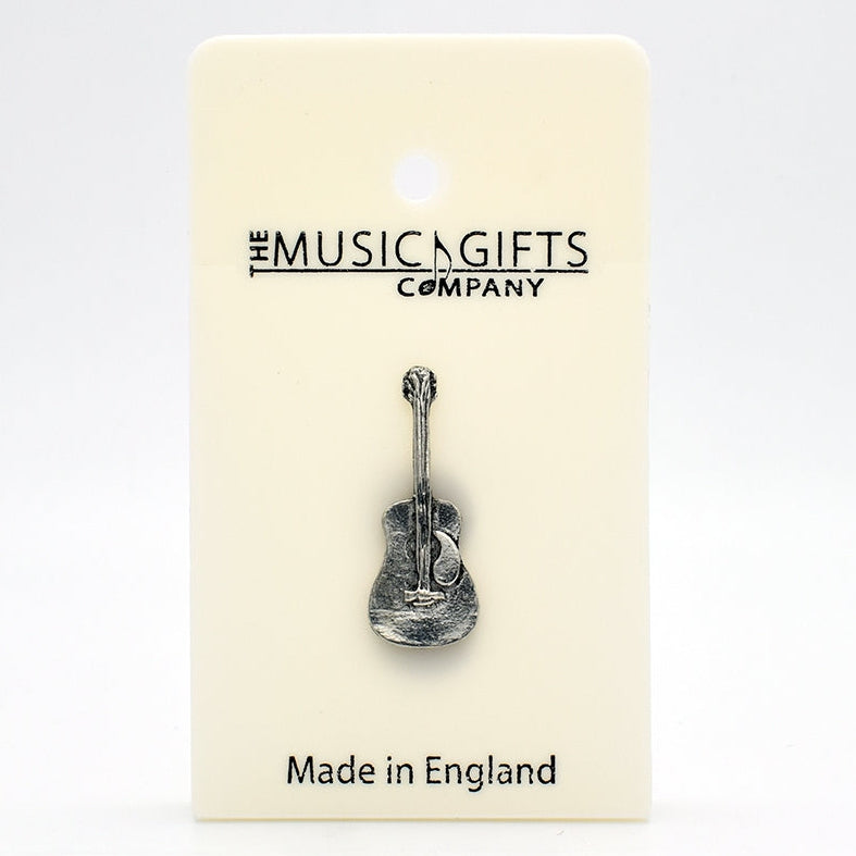 Pin, Pewter - Acoustic Guitar