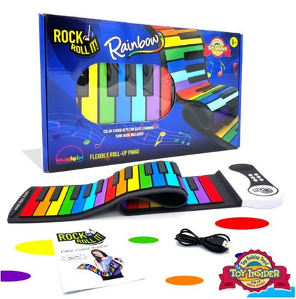 Rock & Roll It Roll-up Piano, Rainbow