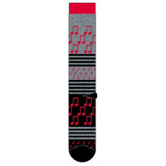 Big and Little Music Notes Trouser Socks
