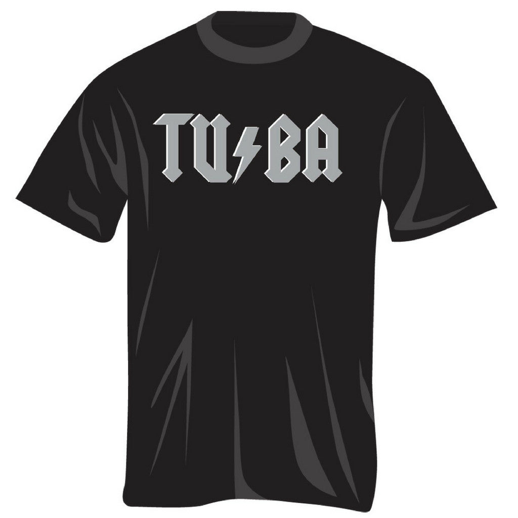 T-Shirt, Tuba with Lightning Bolt