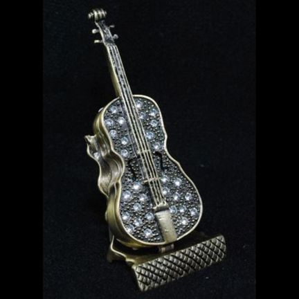 Trinket Box, Cello with Crystals