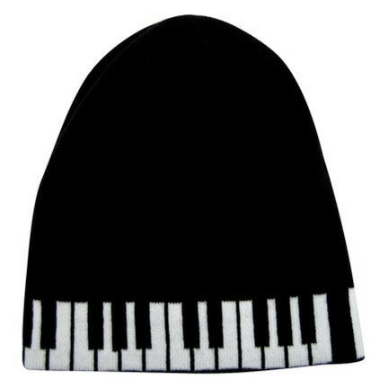 Knit Winter Hat, Piano Keyboard